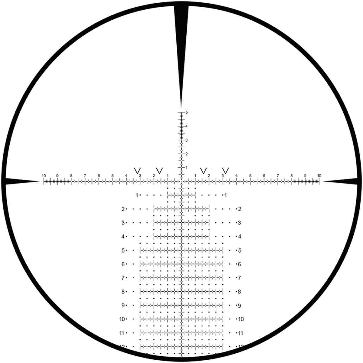 This Leupold LRP reticle is popular with long-range shooters.